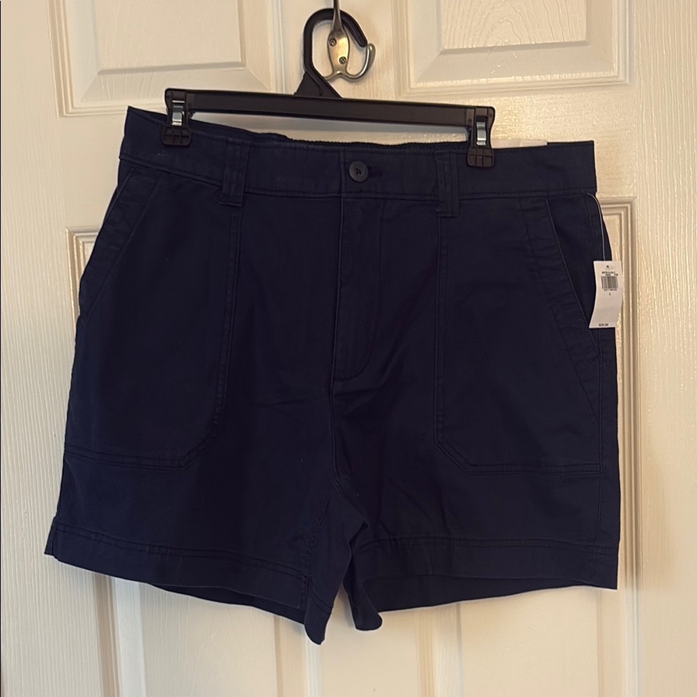 Old Navy Blue Flat Front Shorts